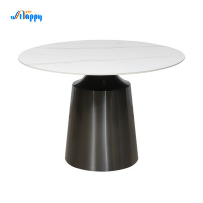 Flat Packed 1200mm Diameter Round Dining Room Table With Fixed Type DT-1023-120