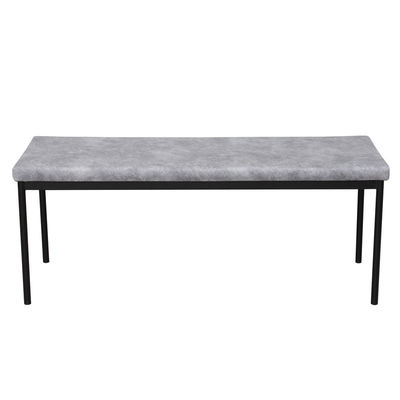 Modern Lightweight Grey Fabric Bench Seat Versatile With Elegant Design DC-7518