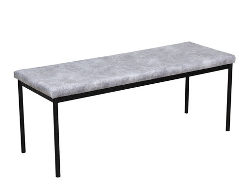 Modern Lightweight Grey Fabric Bench Seat Versatile With Elegant Design DC-7518