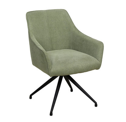 Green Comfortable Modern Leather Dining Chair Easily Wiped Down For Living Room