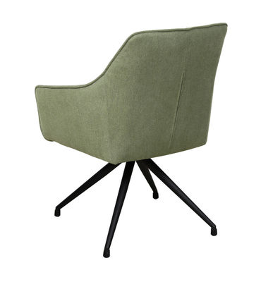 Green Comfortable Modern Leather Dining Chair Easily Wiped Down For Living Room