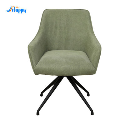 Modern Upholstered Leather Dining Room Chairs Armless With Metal Legs Dc-7522